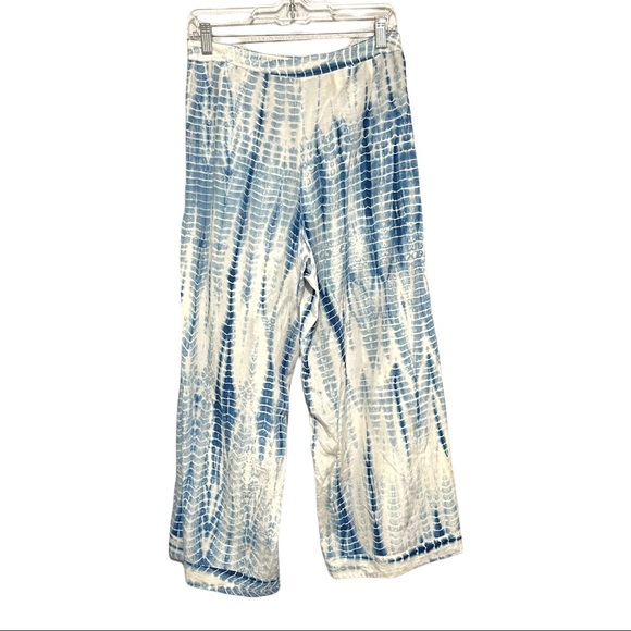 Lafayette 148 Womens Tie Dye Palazzo Wrap Front Pants - Picture 4 of 10